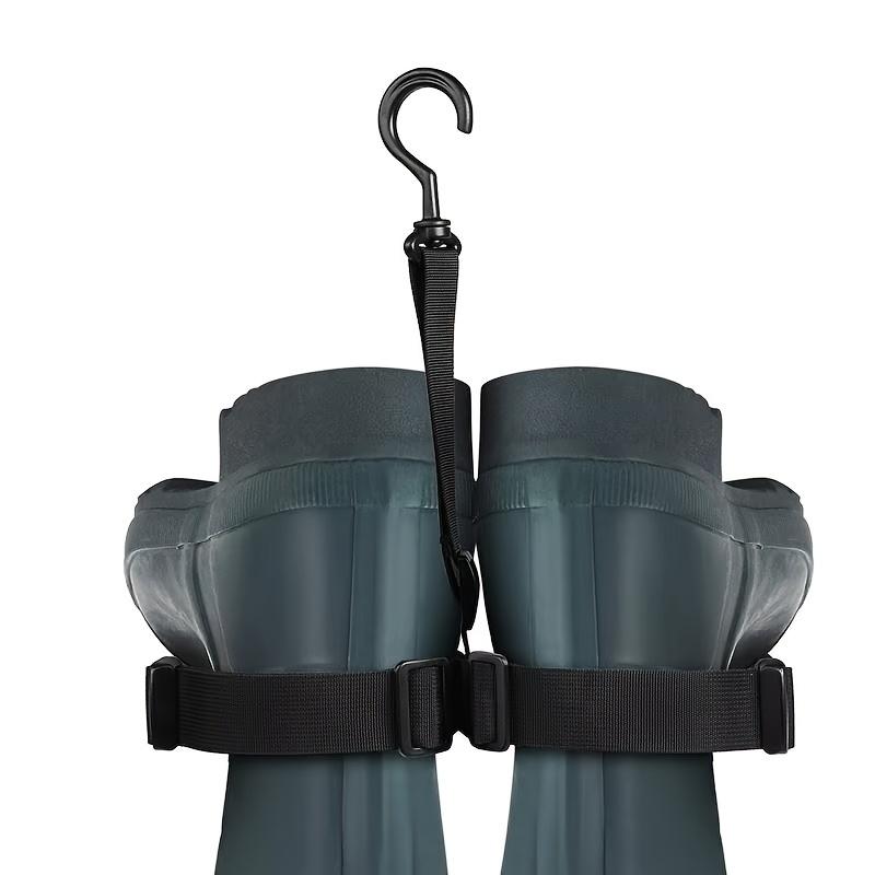 Adjustable Outdoor Fishing Wading Boots Hooks Wading Pants Drying Hooks Easy Installation for Fishing Gear Wading Equipment Camping Travel Storage