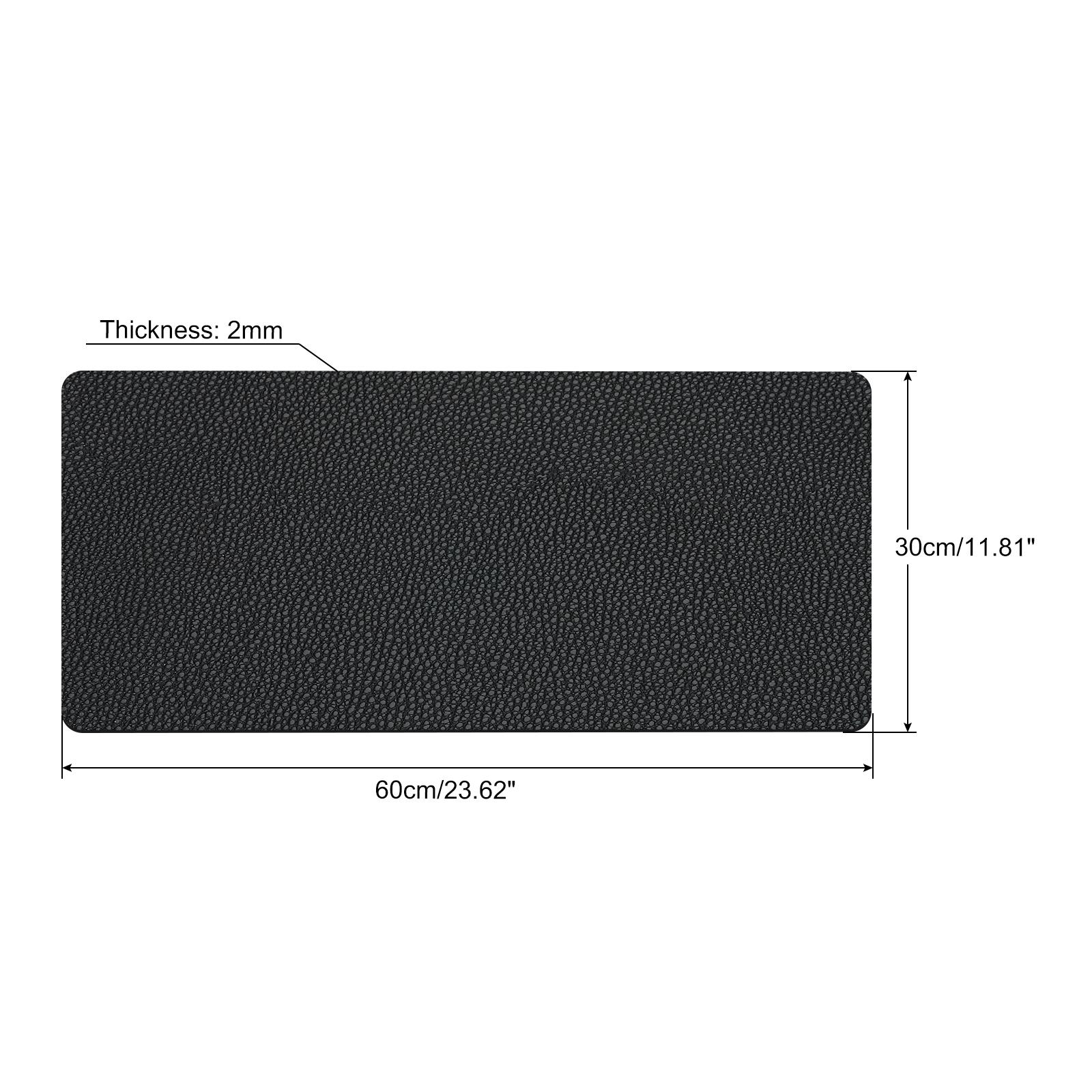 Office Desk Mat Protector Waterproof PU Leather Mouse Pad Writing Mat Simple Solid Color Desktop Keyboard Desk Pad PC Accessory