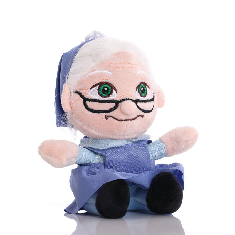 

Movie UP Plush Toy Cartoon Carl Grandfather Ellie Grandmother Soft Stuffed Plushie Doll Toy Room Decoration Birthday Gift