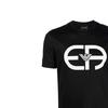 Emporio Armani Letter Round Neck Straight Fit Pullover Short Sleeve T-Shirt Men Tops Black 6K1T74-1JUVZ-0999