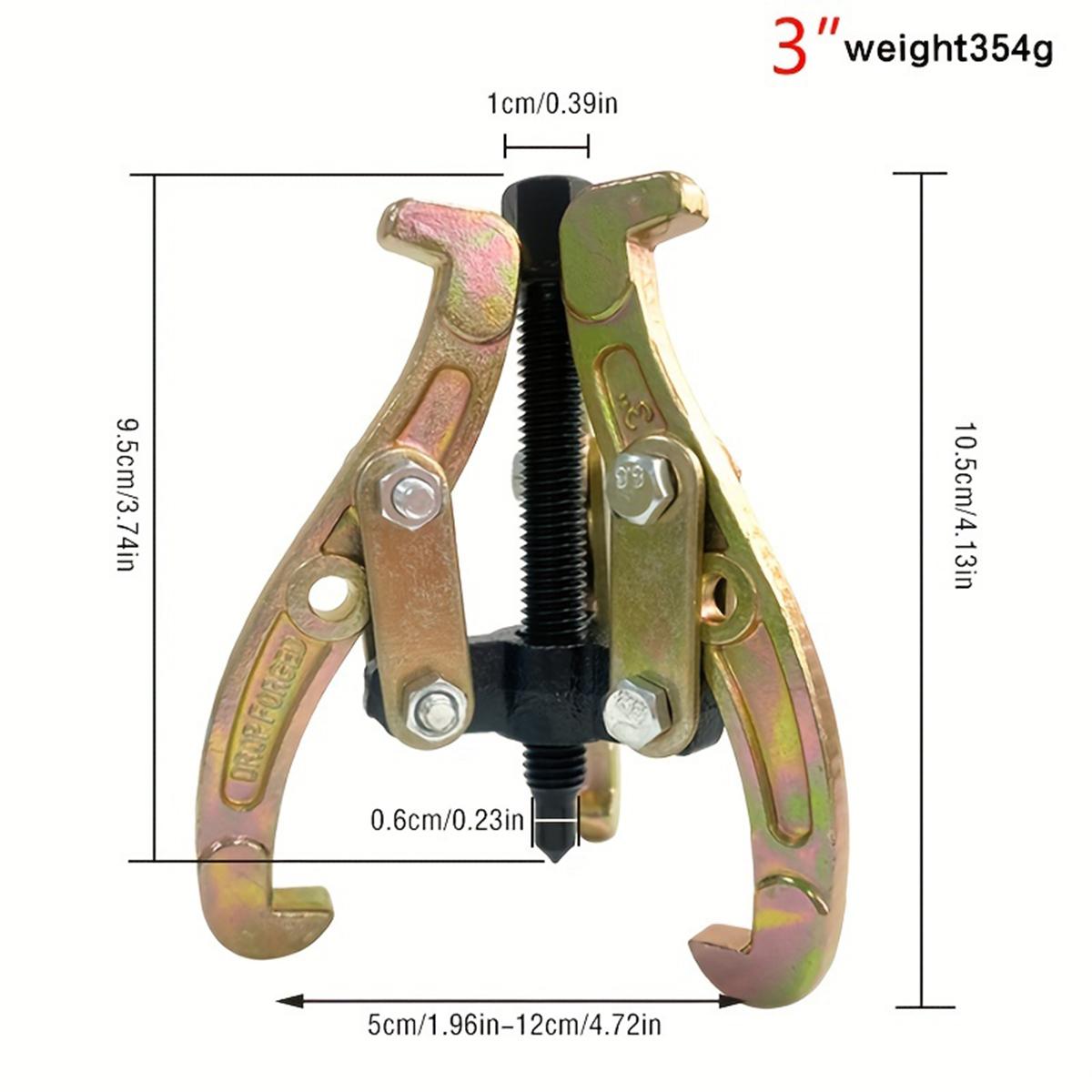 

1 шт. трилапий знімач багатофункціональний універсальний знімач підшипників інструмент для зняття трикутний захват ручний інструмент