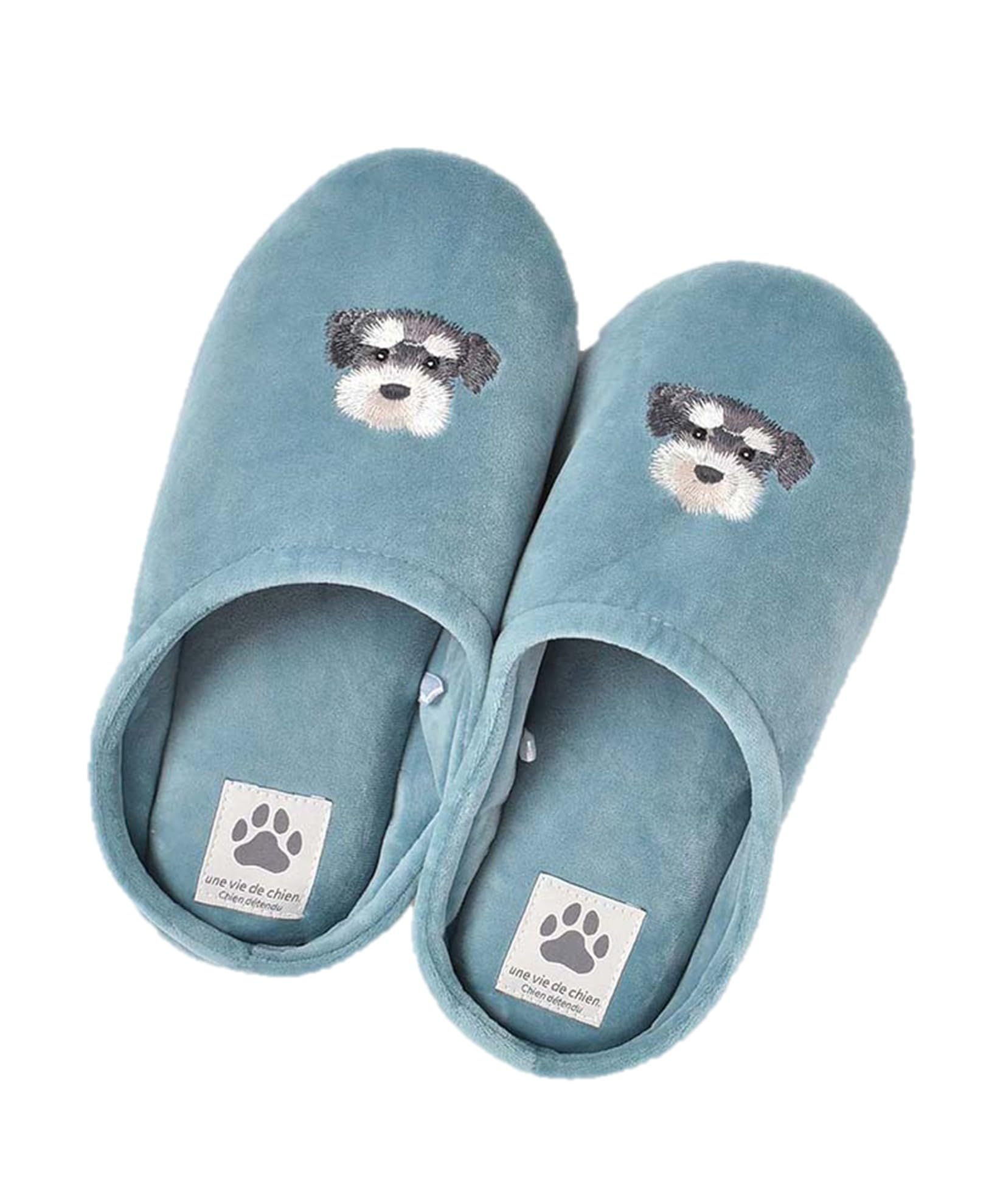 

Васильково-синий Вышитый пес Комната Японская обувь Обувь/Тапочки (Шнауцер, Размер, Взрослый, Числовой, 2_e, 24.0 см)