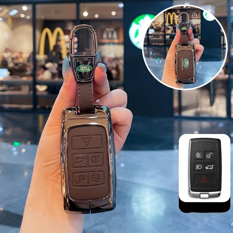 2024 Sonderedition Land Rover Schlüsselhülle für Range Rover Discovery 4 Sport / Evoque / Defender / Velar Auto Schale Schnalle Tasche