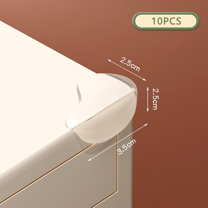 10Pcs Silicone Corner Protector for Children Baby Safety Table Edge Protection Cover Child Anticollision Table Corner Edge Guard