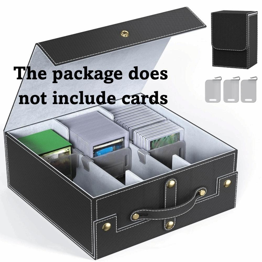 

с Маленьким Кейсом Коробка для Хранения Торговых Карт Портативная Коробка для Карт Для TCG, PTCG, Спортивных, Магических Карт
