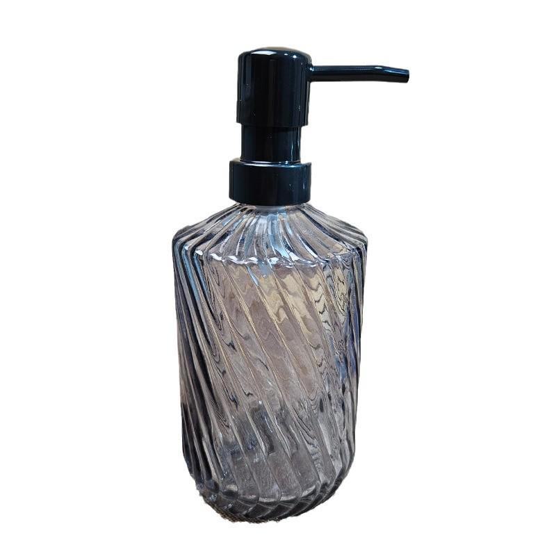 Twill Style High-Value Glass Squeeze Bottle for Lotion, Shower Gel, and Shampoo