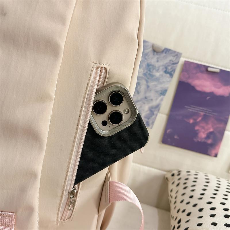 Large Capacity Backpack Student Lightweight Schoolbag Cartoon Embroidery Backpack