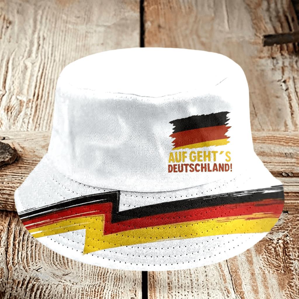Men's Bucket Hat with Curved Brim Breathable Lightweight Sun Protection Hat Adjustable Fit Outdoor Cap for Casual Use