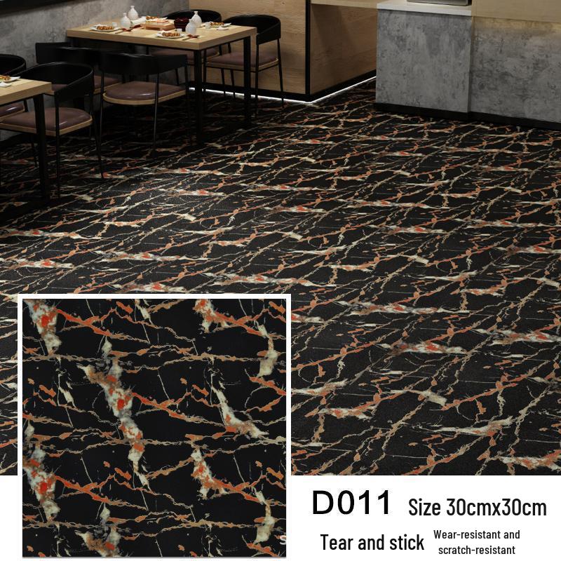 Waterproof, Self-Adhesive Floor Stickers - Anti-Slip, Wear-Resistant Tile & Stone Look.