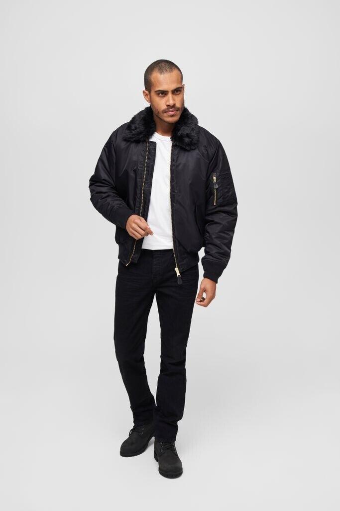 Winter Jacket Brandit MA2 Jacket Fur Collar (3175) Black