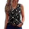 Womens Tank Tops Sleeveless Loose Fit Tops V Neck Pleated Shirts Basic Tees