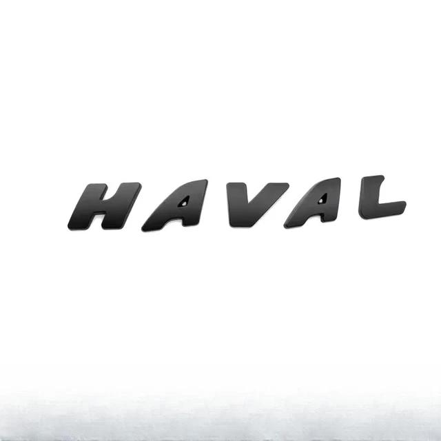 for Haval H6 GT logo Car Front Network Black Logo Emblems For GWM Great Wall Generation Haval H6 GT QK1