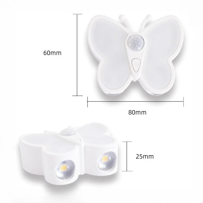 

LED Night Light Motion Sensor Light Wireless Cabinet Light Rechargeable Night Lamp For Kitchen Wardrobe Lamp Staircase Led Light Night light&USB Plug