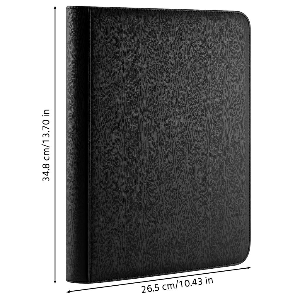 PAKESI Star Card Card File 9 Pockets 25 Inner Leaflets Holds 450 Pieces PU Card Sheet Collect Star Cards and Other Cards Star Card Collection File