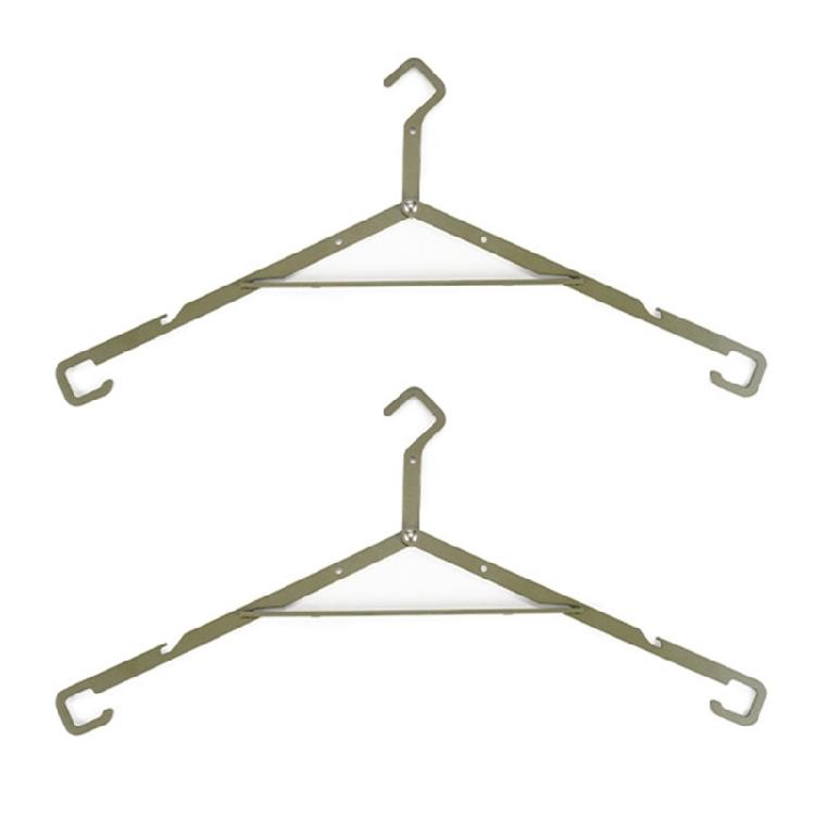 2pcs Travel Friendly Folding Hangers Travel Hangers Convenient Clothes Rack for Traveler and Outdoor Lover