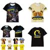 Tshirt Detective Pikachu 3d Print Short Sleeve Cosplay Costume Tops Tee
