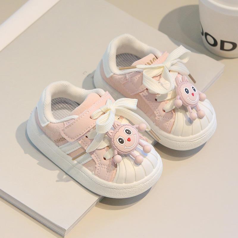 

Детская обувь для малышей 2025 осень новинка 0-3 года мальчик и девочка детская спортивная обувь мягкая подошва нескользящая обувь для младенцев Size 16-20, please take 5 pairs