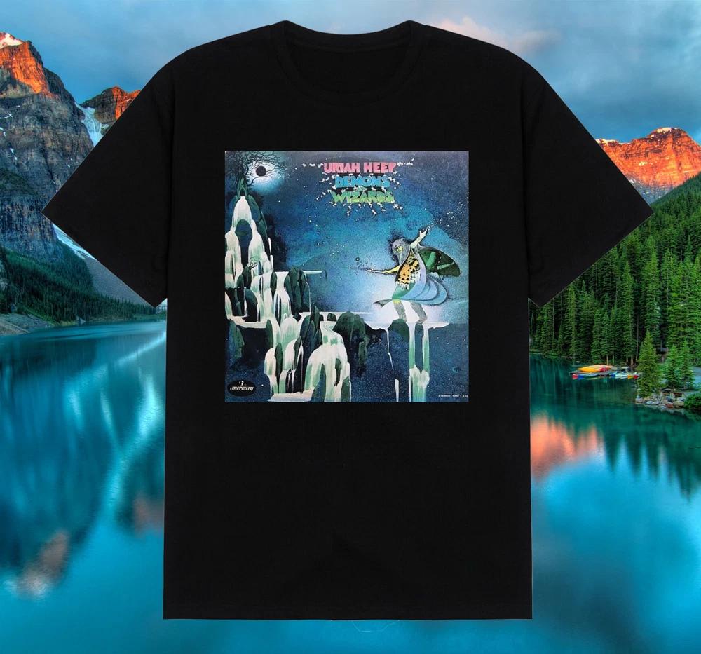 Uriah Heep T Shirt Black Size S-4XL Cotton men GO1023 S