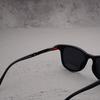 Retro Classic Polarized Sunglasses with Square Frame and Rivet Design