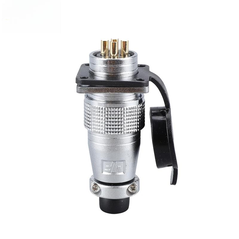 P20 Aviation Connector Plug Socket 20mm 2/3/4/5/6/7/8/9/10/12Pins WS20 Male Female Connectors