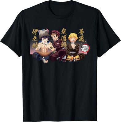 Demon Slayer: Kimetsu no Yaiba Inosuke Tanjiro Lunchscen T-shirt