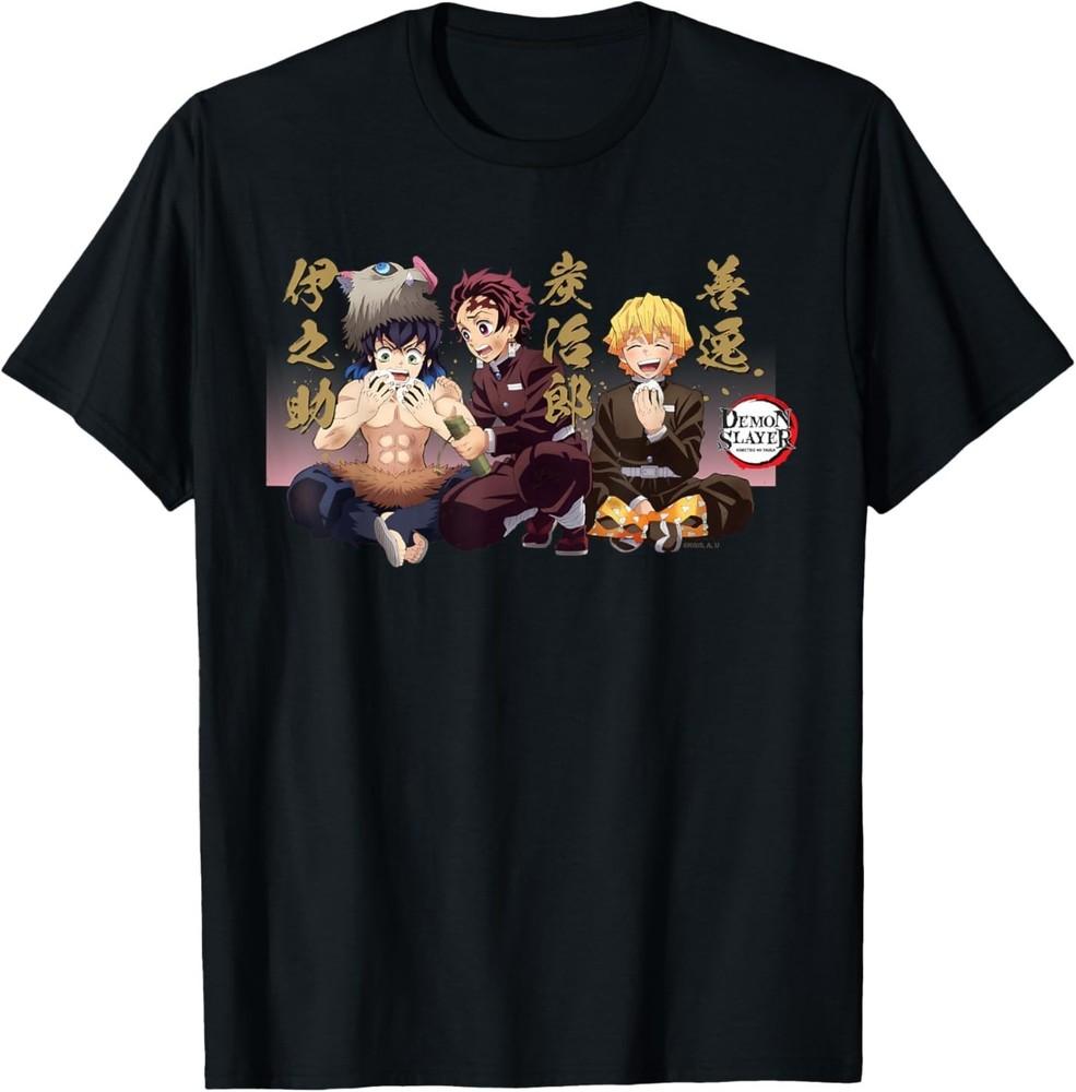 Demon Slayer: Kimetsu no Yaiba Inosuke Tanjiro Lunch Scene T-Shirt S