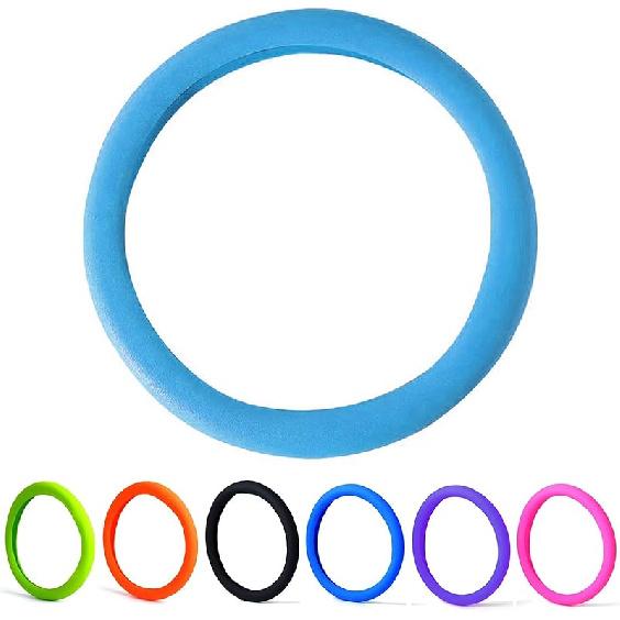 30% Thicker Universal Stretchy Silicone Steering Wheel Cover For 14” 15” 16” Wheels - Anti-Slip Grip & Enhanced Control For Men & Women, All