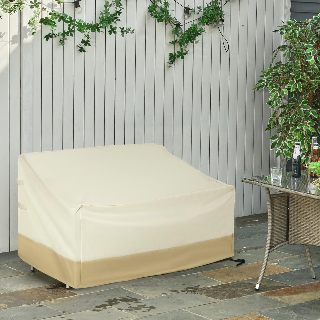 Bench Cover, for 2-3 Seater, Waterproof, 600D Oxford, 152 x 87 x 59/79 cm