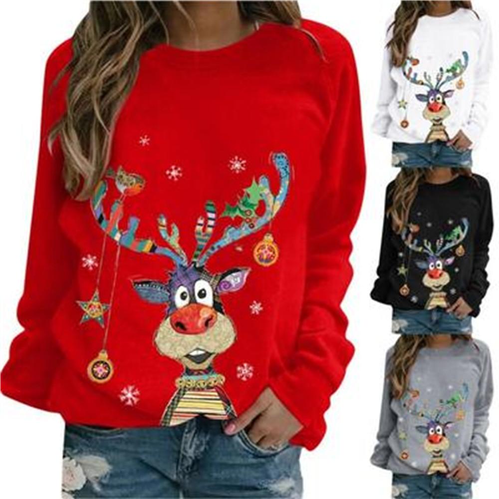 Buzo manga larga con estampado en relieve de navidad para mujer | Leonisa  Ecuador