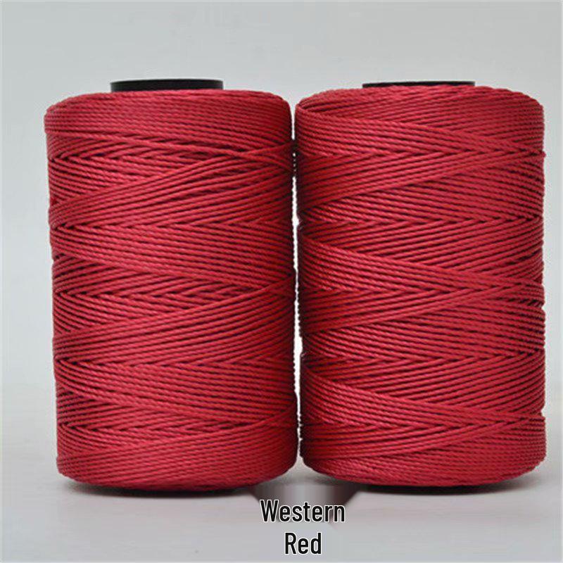 Filo per uncinetto e maglia in nylon a tre capi per borse, cappelli, scarpe, cuscini per seduta, seta ghiacciata e filato di lana.