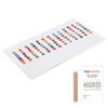 Kwmobile Guitar Fingerboard Arrangement Sticker Fret Sticker Color Coded For Beginners Kids Practice Dual Use Transparent - - Acoustic/Electric -