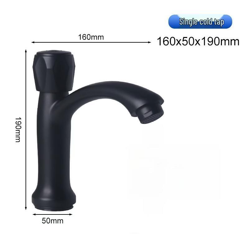 TLXT Single Cold Kitchen Sink Faucet