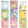8/16 Sheets Cartoon Easter Eggs Puzzle Stickers Make Your Own Kawaii Chick Cow Rabbit Decals Children Jigsaw Toys For Kids Gift