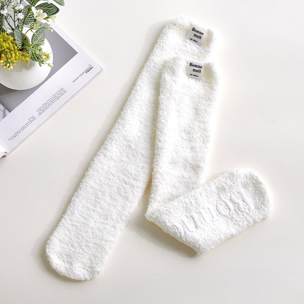 It's Socks Soft Sleep Socks Ivory_FS0823031