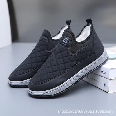 Winter Men's Snow Boots Warm and Comfortable Loafers Middle Aged and Elderly Comfortable Cotton Shoes Dad Casual Shoes