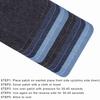 Good-Iron On Denim Patches For Clothing Jeans 24 Pcs, 3 Colors (4.9 Inch X 3.7 Inch)