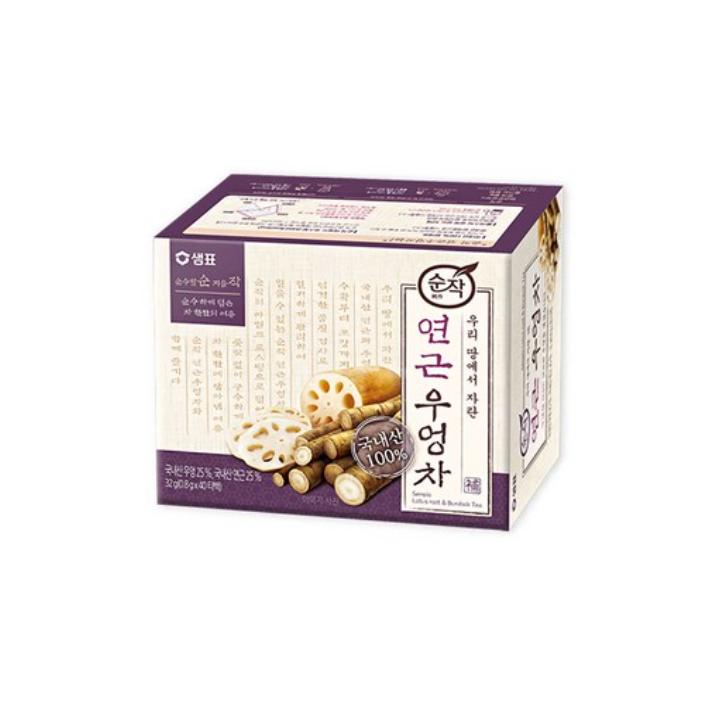 

Sunjac Lotus Root & Burdock Tea – 40 Tea Bags 1 box