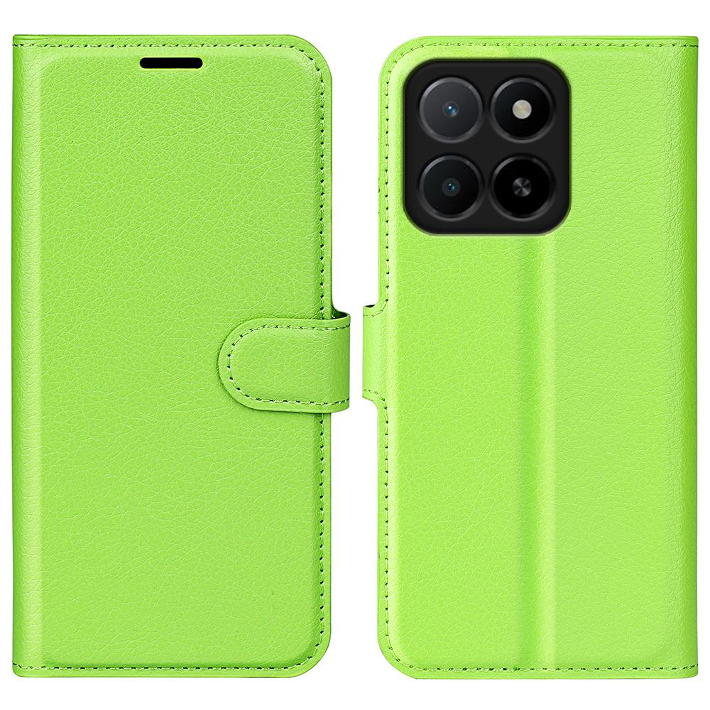 For Honor X5b Case Litchi Texture Shockproof Leather Wallet Phone Cover