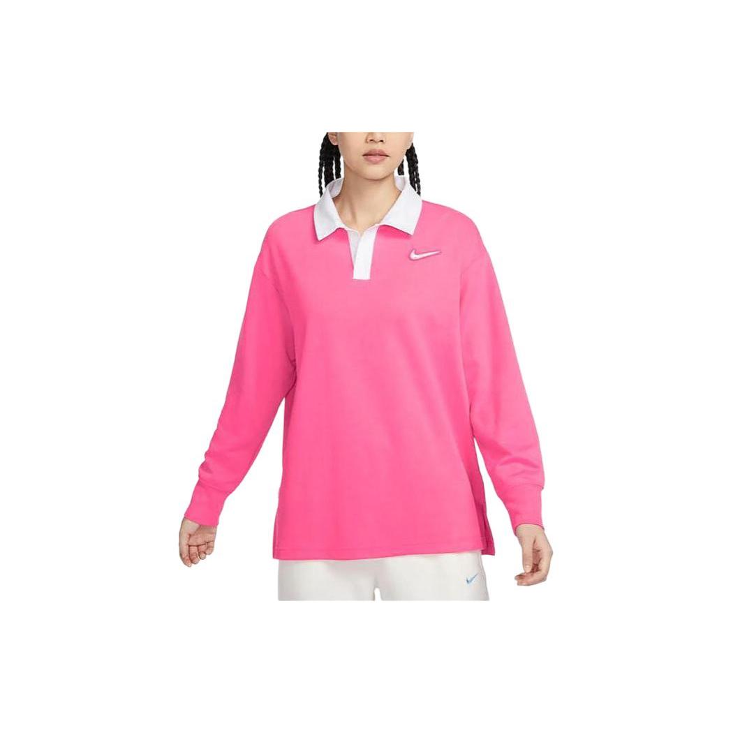

New Nike Dragon New Year s Collection Drop Shoulder Sleeve T Shirt Women s Pink FZ6534-684 S