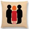 Latest Lovely Couples Family Parents And Children Happiness Colorful Daily Life Cushion Cover Sofa Throw Pillow Case
