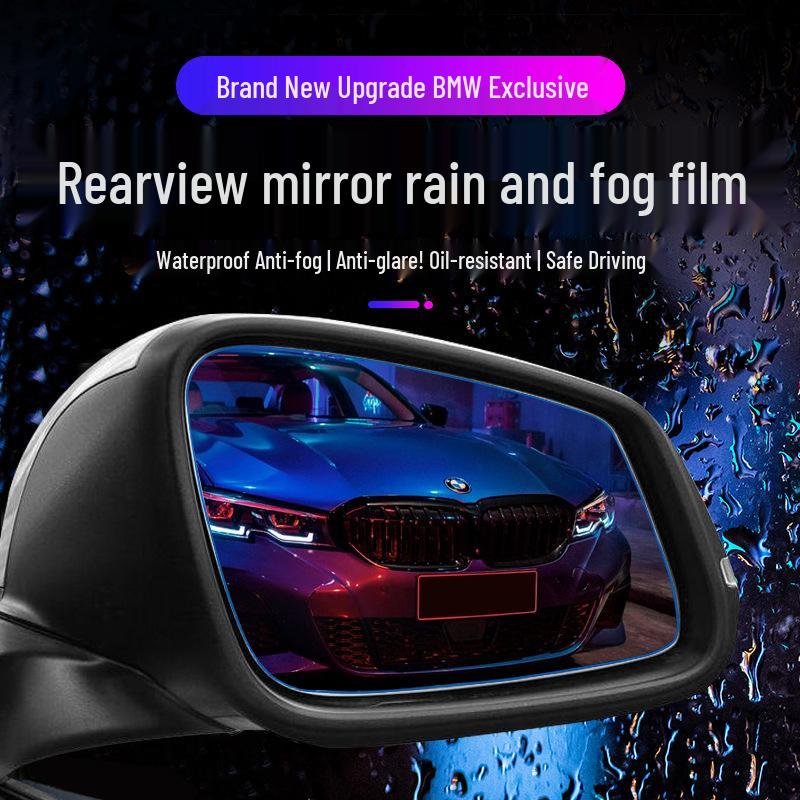 BMW Rearview Mirror Rainproof Film - Waterproof, Anti-fog for 3, 5, 7 Series & X Models