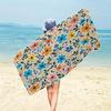 Soft Microfiber Beach Towel Small Floral  Beach Towel,soft and Absorbent,essential for Camping,swimming,and Beach Activities
