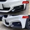 For BMW 2 Series F22/F23 M235i M240i M-Sport 2014- Front Bumper Cover Guard Fog Lamp Cover Trim Front Canards Splitter