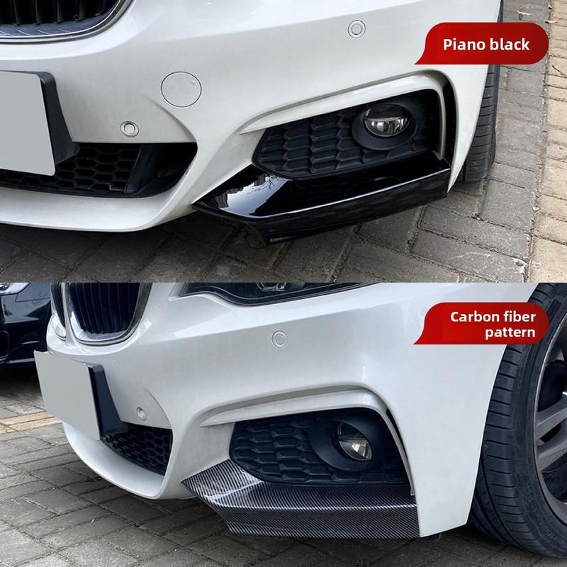 For BMW 2 Series F22/F23 M235i M240i M-Sport 2014- Front Bumper Cover Guard Fog Lamp Cover Trim Front Canards Splitter