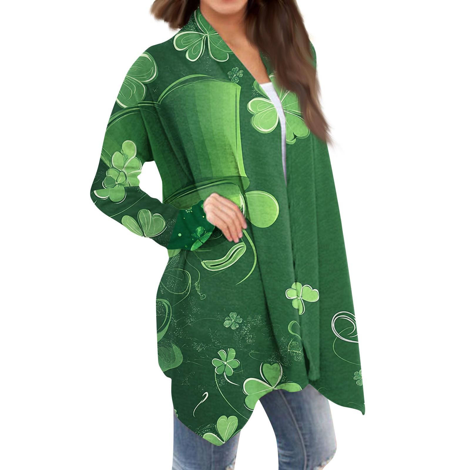 

Женская мода, повседневный рождественский принт, кардиган средней длины, куртка, пальто XXXXXL