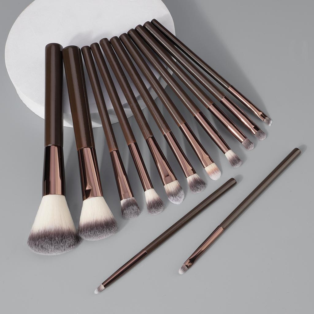 13pcs Makeup Brushes with Storage Bag Soft Fluffy Cosmetic Foundation Powder Eyeshadow Kabuki Blending Beauty Tool Makeup