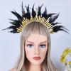 Enchanting Goddess Inspired Feather Crowns for Costume Event Cosplay Celebrations snd Special Occasion Outfits