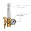 All Brass Argon Pressure Reducer Gas Flowmeter G5 8 Male Thread CGA580 Connector