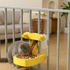 Large Capacity Hanging Cat Feeder No Spill Pet Feeding Bowl For Cats Rabbit Puppy