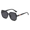 New European and American fashion box polarized sunglasses women's outdoor personality trend street sunscreen sunglasses women's models